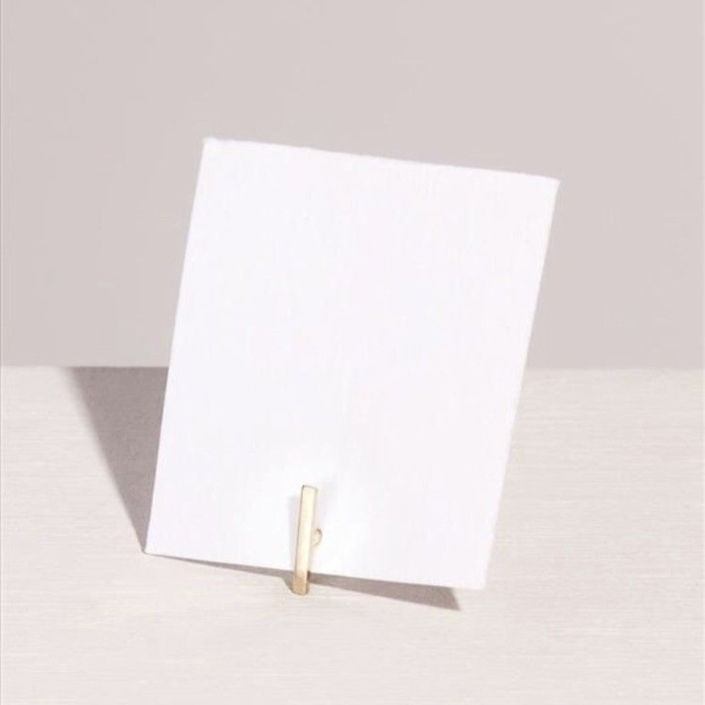 Steven Alan Line Stud Earrings 14k Yellow Gold